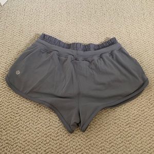 size 4 gray Lululemon shorts